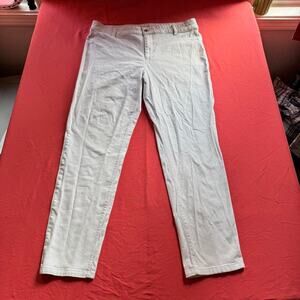 Calvin Klein plain white jeans- size 12 *Read Description- Size Women's 12